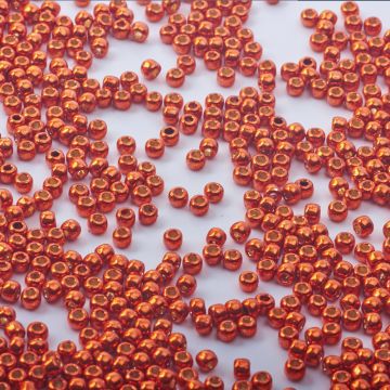 Koraliki TOHO - Round 6/0  PermaFinish Galvanized Saffron