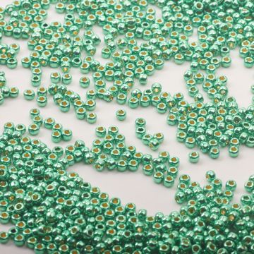 Koraliki TOHO - Round 8/0  Permafinish - Galvanized Spring Green