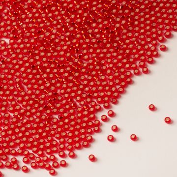 TOHO - Round 15/0: Silver-Lined Siam Ruby 15/0