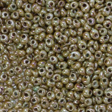 Koraliki TOHO Magatama 3mm HYBRID Opaque - Ultra Luster Green