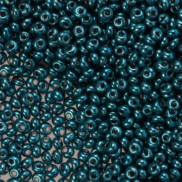 Koraliki TOHO Magatama 3mm Higher-Metallic Teal Hematite