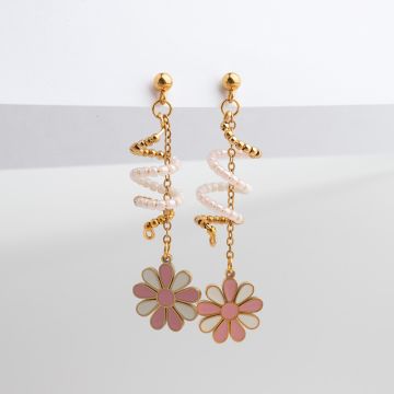 Wiosenne kolczyki ze stali