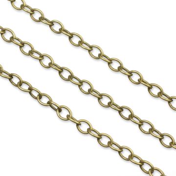 Łańcuch antyczny owal 8x6mm