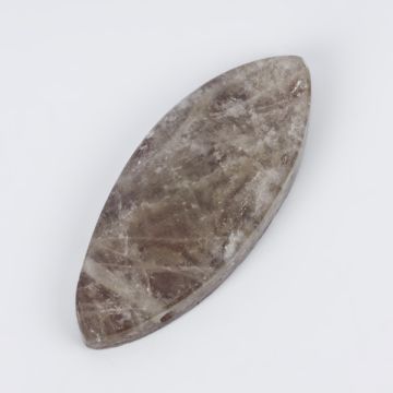 Zawieszka kaboszon wrzeciono kryształ górski gotycki 67x27mm