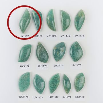 Amazonit kaboszon nieregularny 43mm