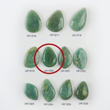 Amazonit kaboszon wypukły 33,5mm Amazonit kaboszon wypukły 33,5mm