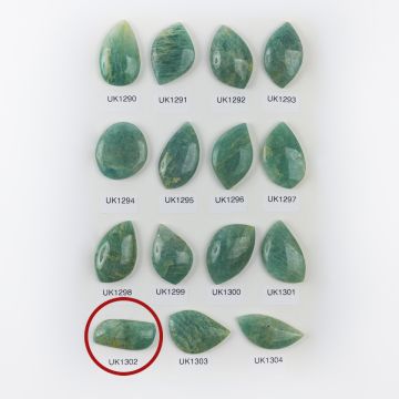 Amazonit kaboszon nieregularny 33mm