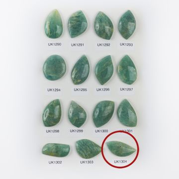 Amazonit kaboszon nieregularny 37mm