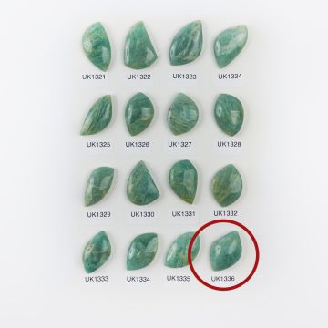 Amazonit kaboszon nieregularny 30mm