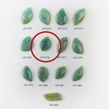 Amazonit kaboszon nieregularny 25,5mm Amazonit kaboszon nieregularny 25,5mm