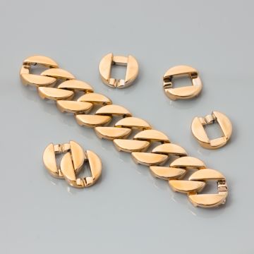 Ogniwa łańcucha akrylowego pancerka okrągła 18mm