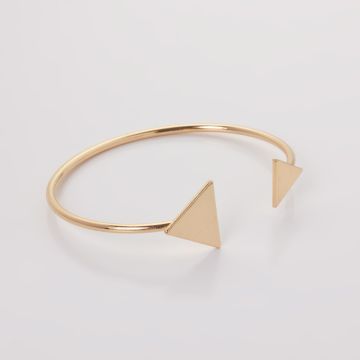 Bransoletka z mosiądzu płaskie trójkąty 16-21cm