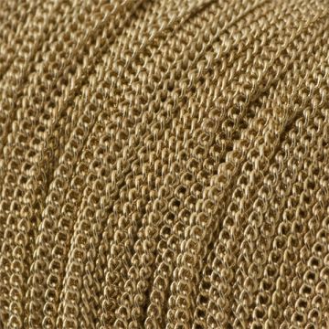 Łańcuszek simple drobny real gold color 3,5x2,5mm