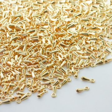 Zawieszka kropelka do przedłużek złota 7,5mm