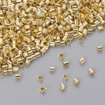 Zaciski w złotym kolorze 1.5mm