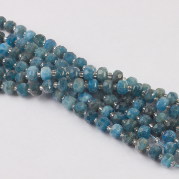 Apatyt oponka fasetowana 7x5mm