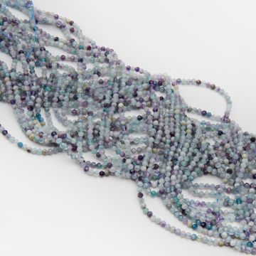 Fluoryt kulki fasetowane 3mm