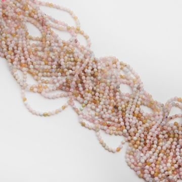 Morganit kulki fasetowane 3,5mm