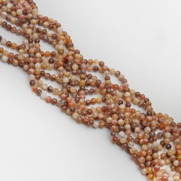 Kamień słoneczny kulki gładkie 6,5mm