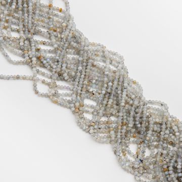 Labradoryt oponka fasetowana 3x4mm