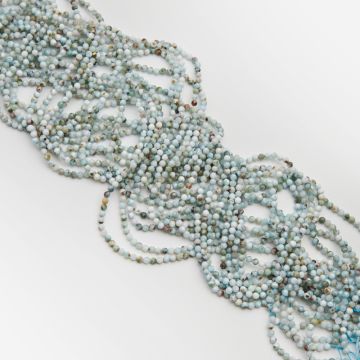 Larimar kulka fasetowana 3mm