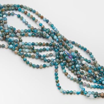 Apatyt kulka fasetowana 4mm