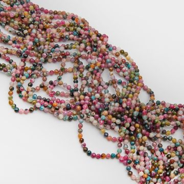 Turmalin kulka fasetowana 4mm