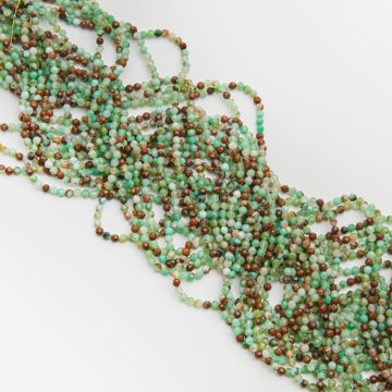 Chryzokola kulka fasetowana 3mm