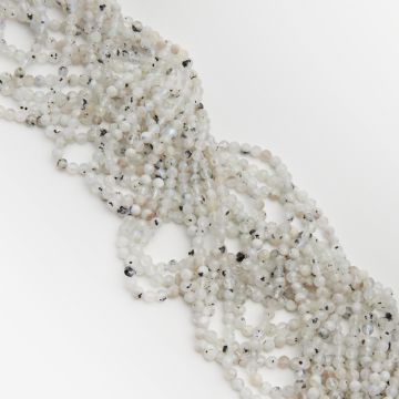 Kamień księżycowy kulka fasetowana 4,5mm