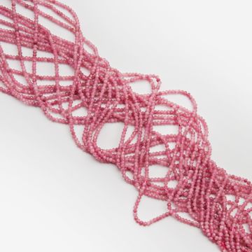 Turmalin różowy oponka fasetowana 2x3mm