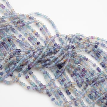 Fluoryt oponka fasetowana 2x3mm