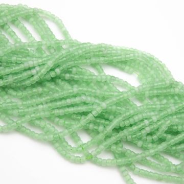 Kocie oko oponka fasetowana zielona 2x3mm