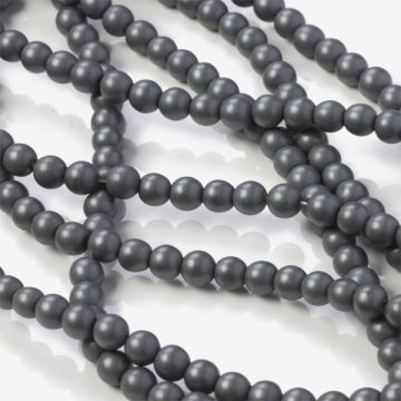 Hematyt platerowany kulka gładka mat natural 6mm