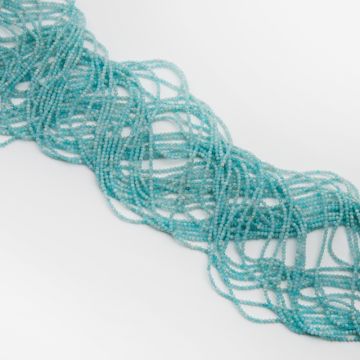 Amazonit kulka fasetowana 2mm