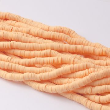 Koraliki Katsuki z modeliny pomarańczowe  6mm