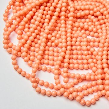 Perły ceramiczne kulki łososiowe 6mm