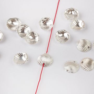 Srebrna zawieszka muszelka AG925 10mm