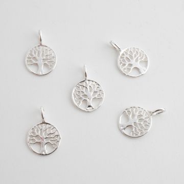 Srebrna zawieszka drzewo rodzinne 9,5mm AG925