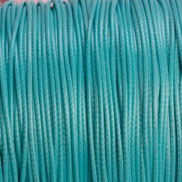 Sznurek powlekany turkusowy 1mm