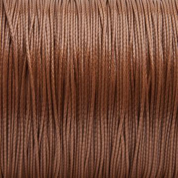 Sznurek powlekany brązowy 0,5mm