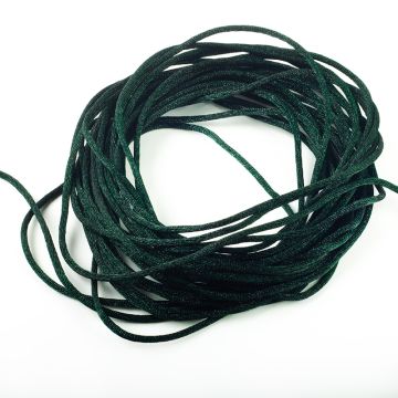 Sznurek gorsetowy 2mm ciemny zielony