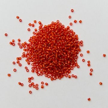 Koraliki TOHO Round 11/0 Silver-Lined Frosted Lt Siam Ruby