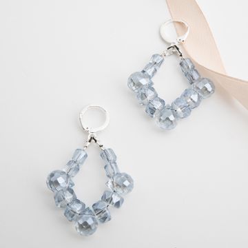 Kolczyki z kryształkami Blue Shade