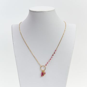 Naszyjnik z rubinem