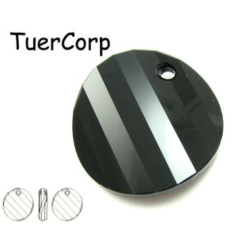 Swarovski twist 28mm jet