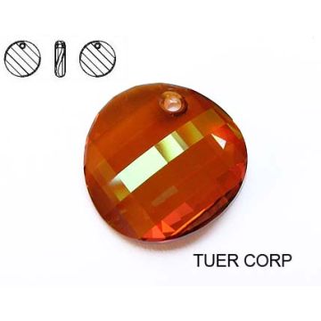 Swarovski twist 28mm copper