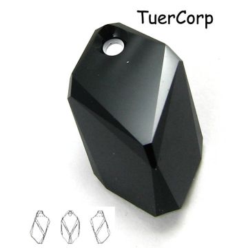 Swarovski cubist 22mm jet