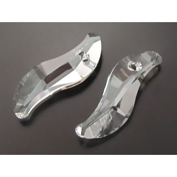 Swarovski wave pendant 28mm crystal