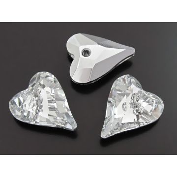 Swarovski wild heart 17mm comet argent light foiled
