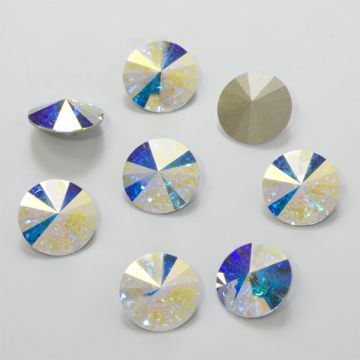 Swarovski rivoli stone crystal AB 14mm